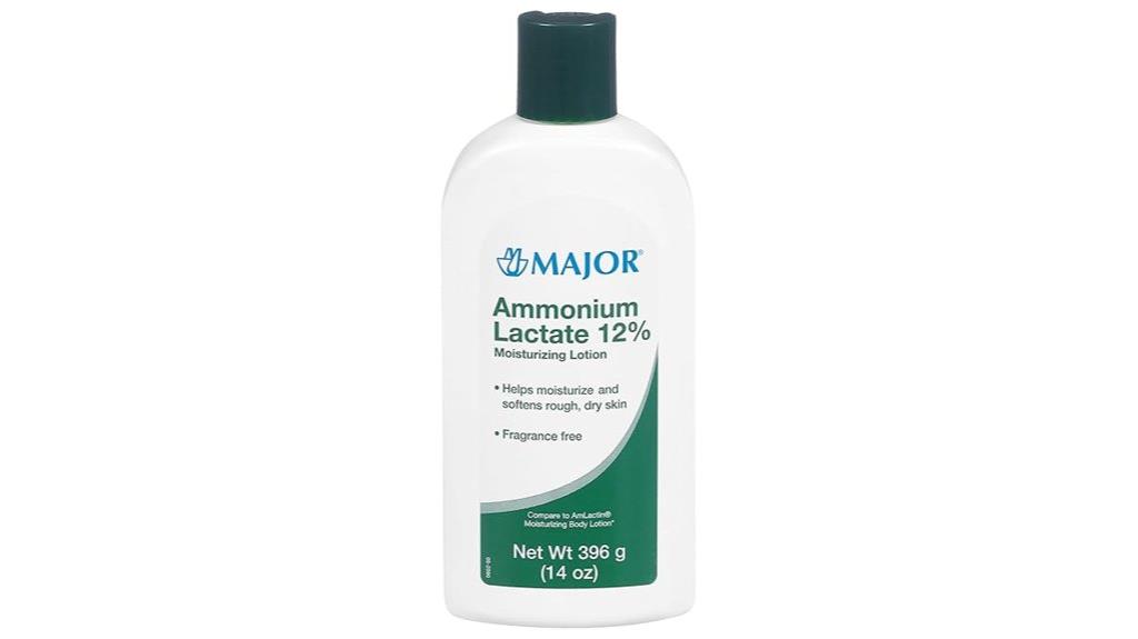 moisturizing lotion with ammonium lactate
