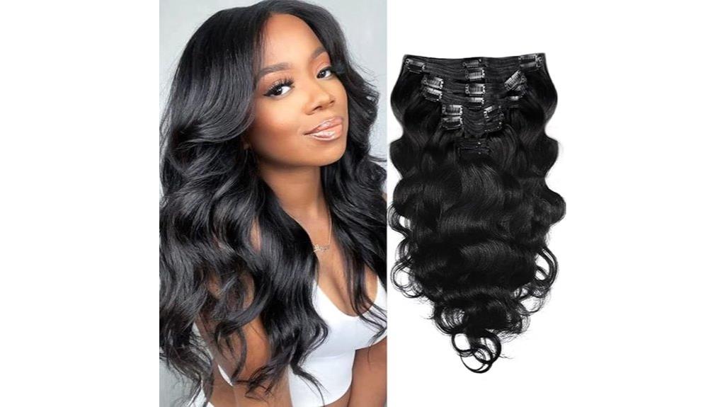 natural black 14 inch extensions