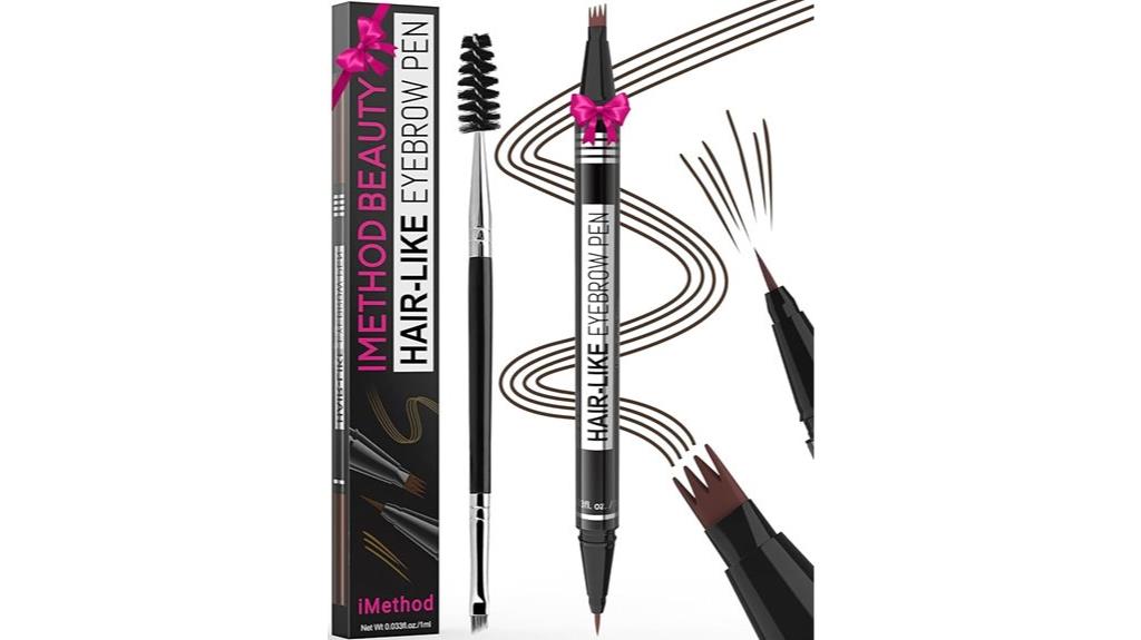 natural dark brown eyebrow pen