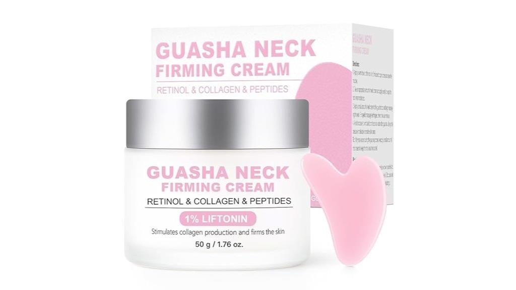 neck cream with gua sha