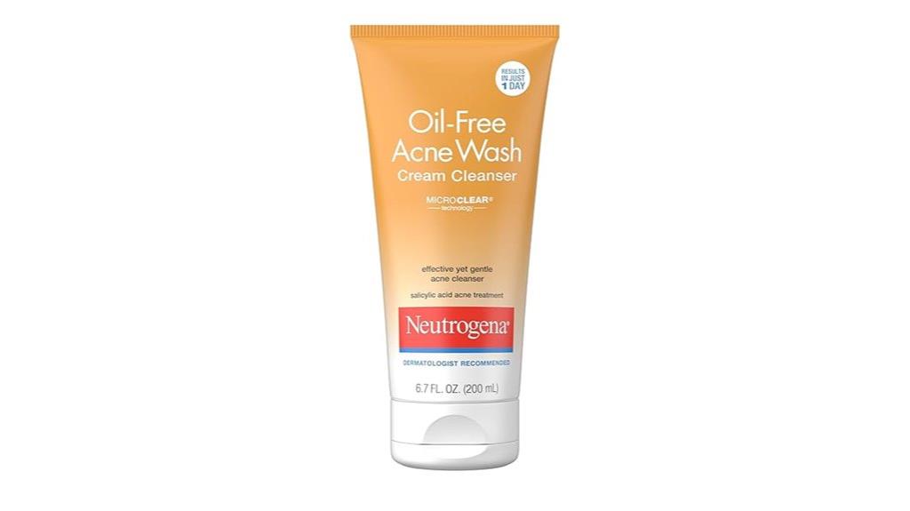 neutrogena oil free face wash