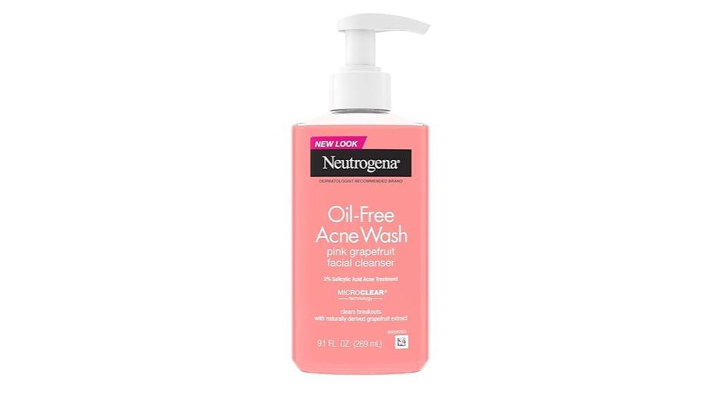 neutrogena pink grapefruit wash