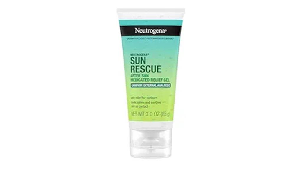 neutrogena sun relief gel