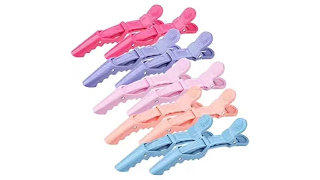 non slip plastic hair clips