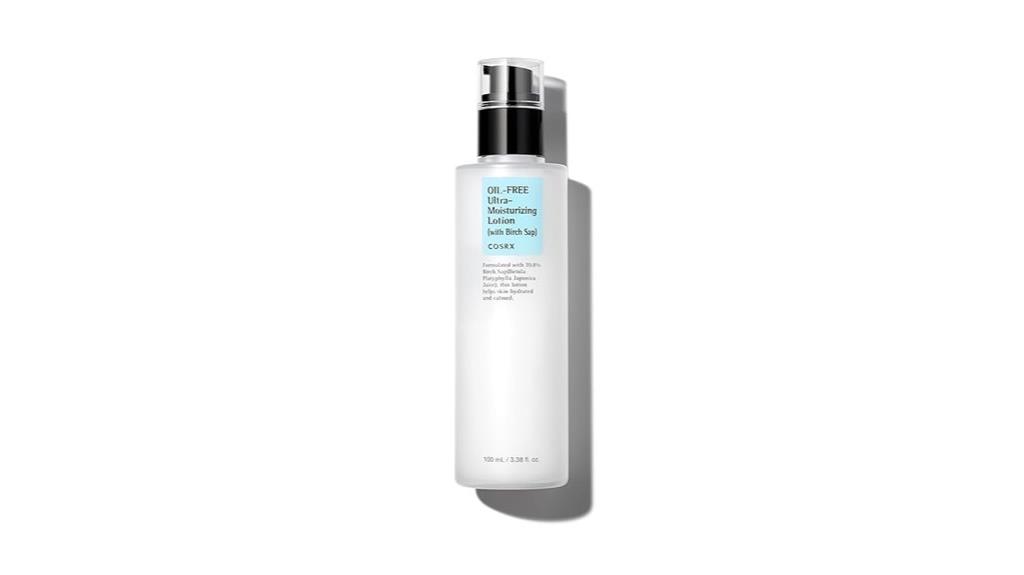 oil free birch sap moisturizer