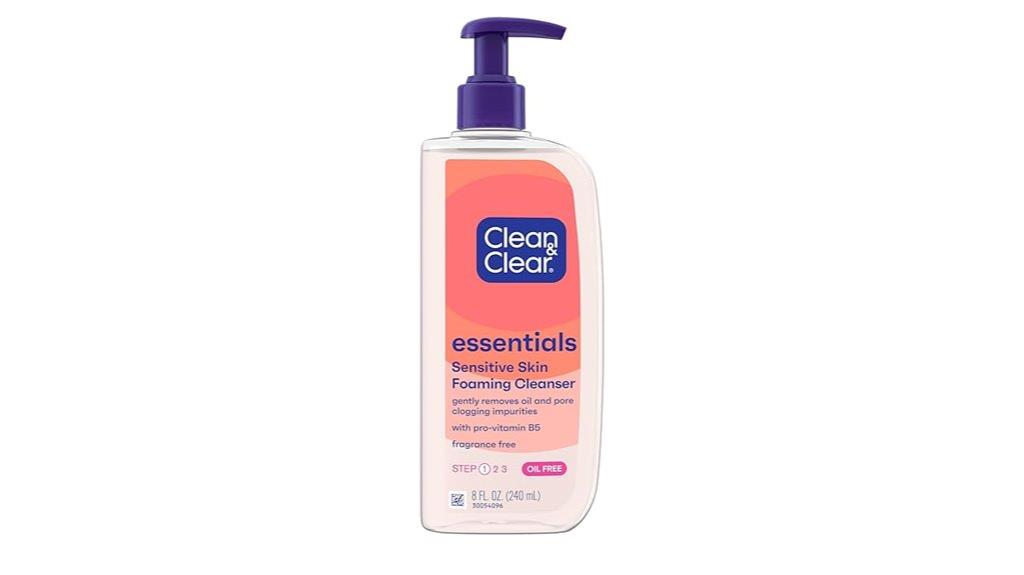 oil free facial cleanser