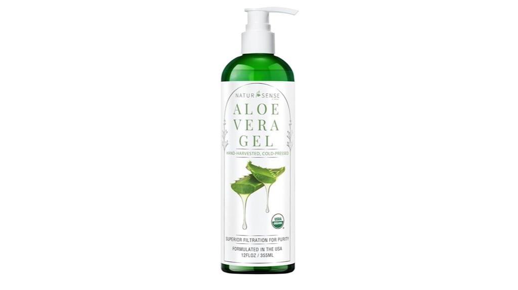 organic aloe vera gel