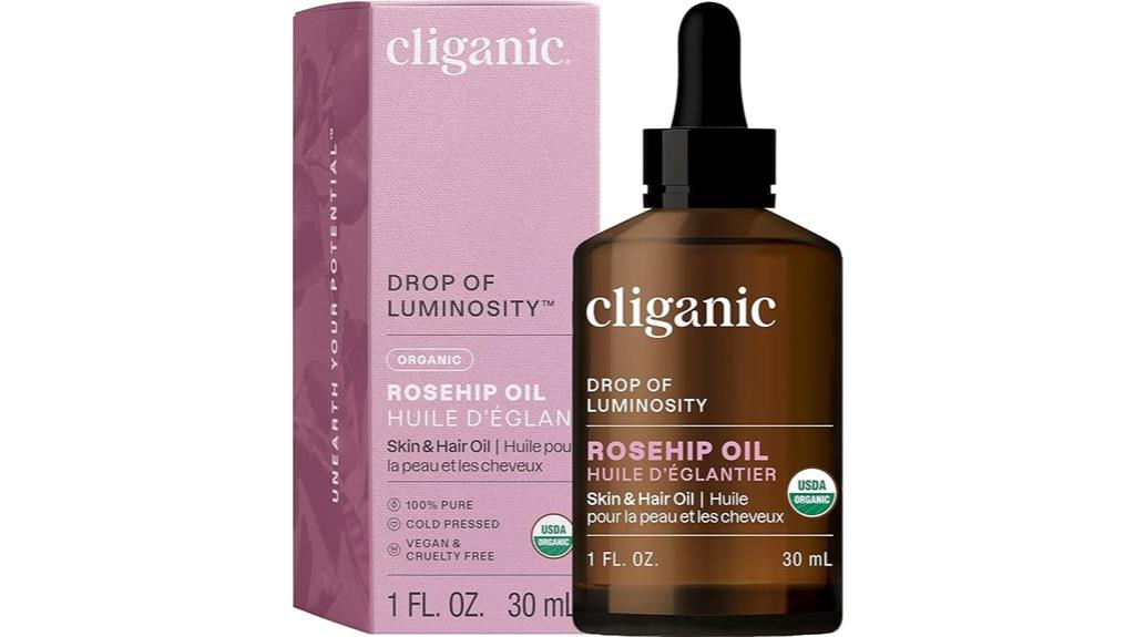 organic rosehip face oil