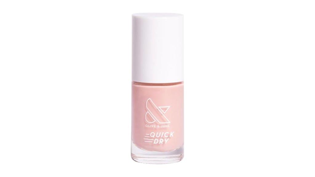 pink neutral quick dry polish