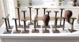 portable collapsible wig stands