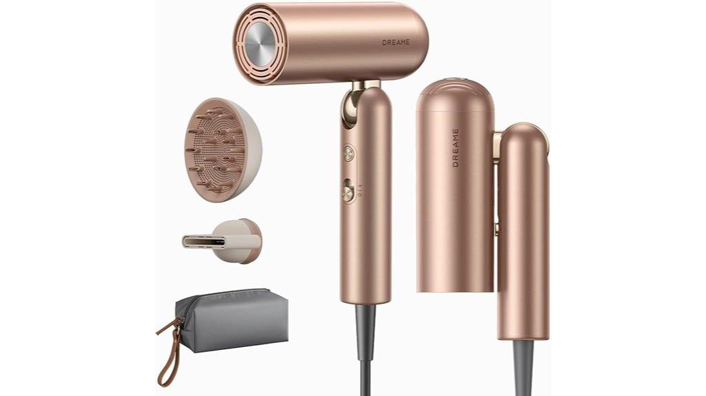 portable ionic travel hair dryer
