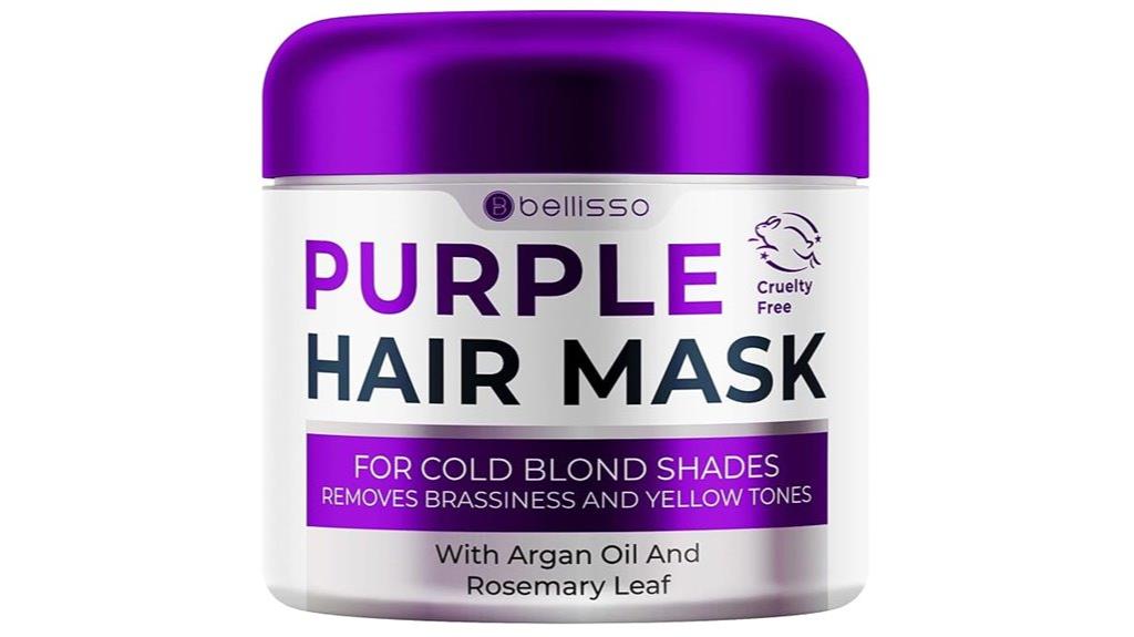 purple hair mask for damaged blonde