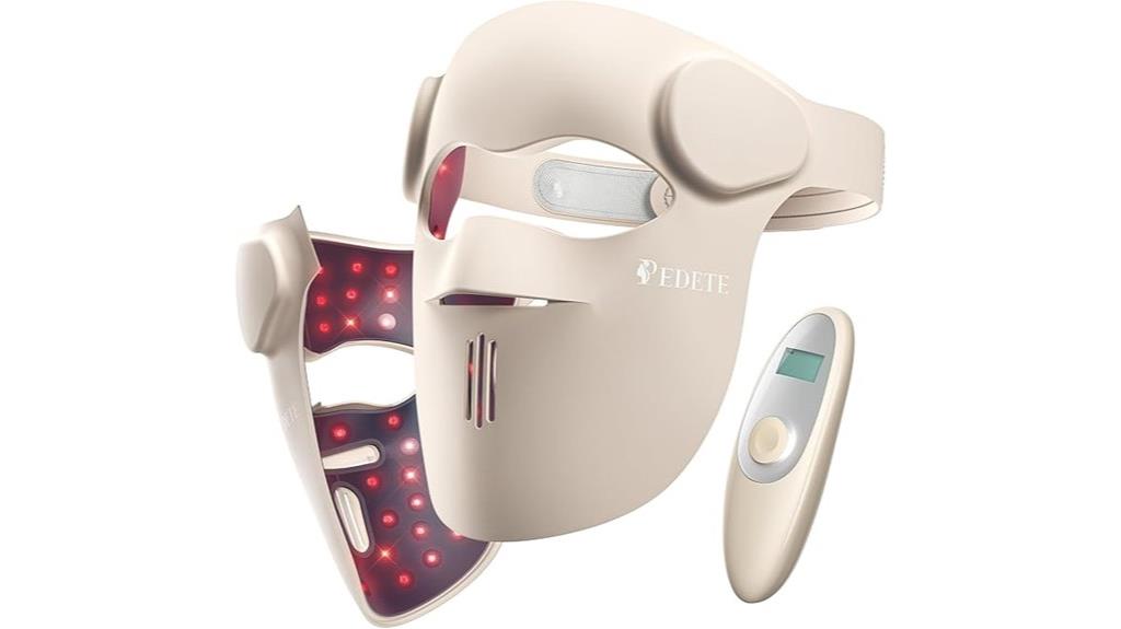 rechargeable led facial mask