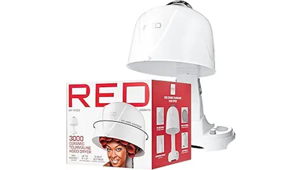 red ceramic hood dryer