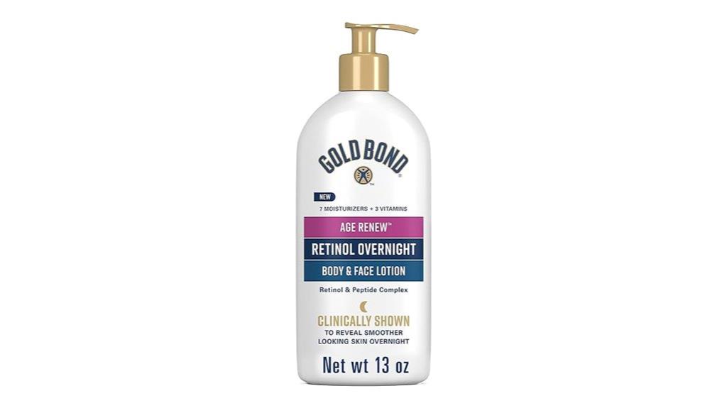 retinol body and face lotion