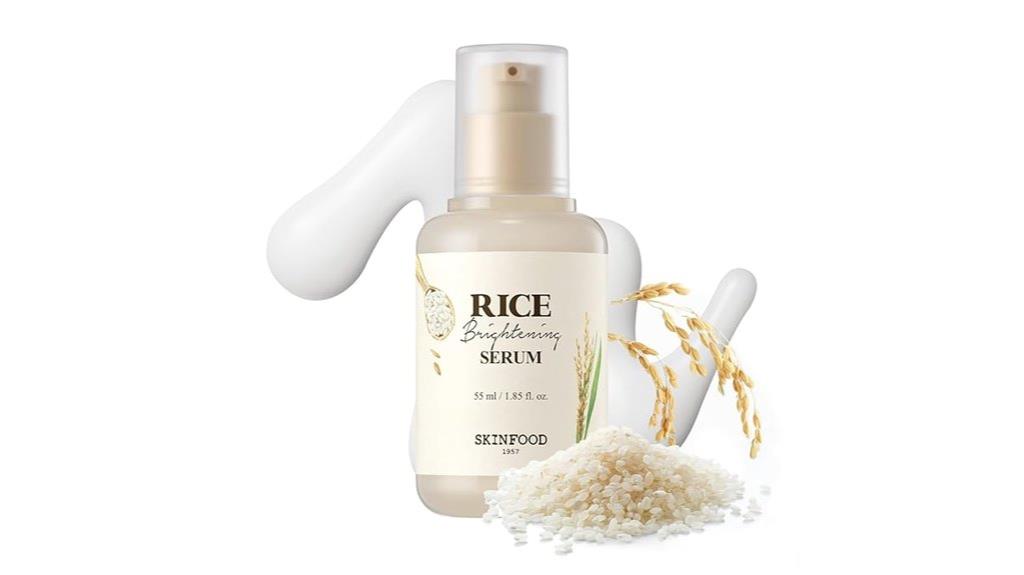 rice based skin brightening