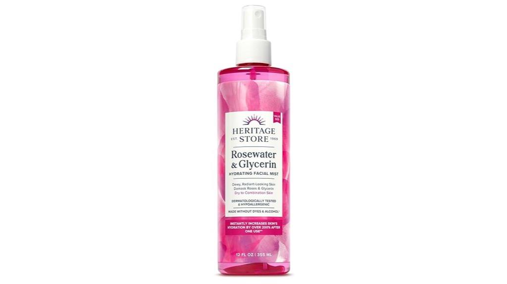 rosewater facial mist for skin