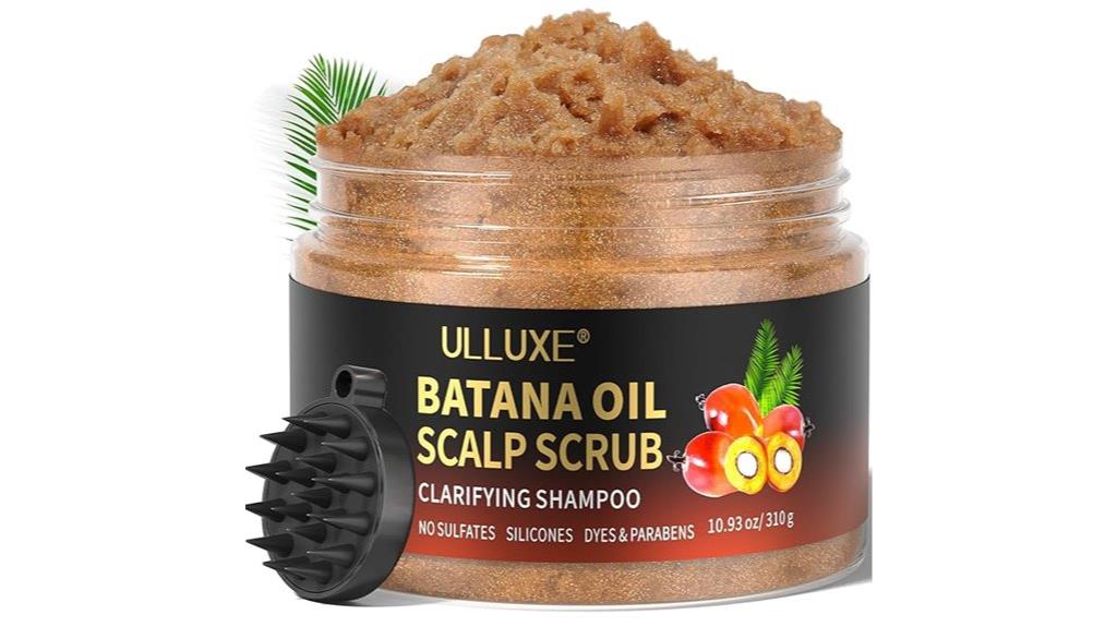 scalp exfoliating shampoo product