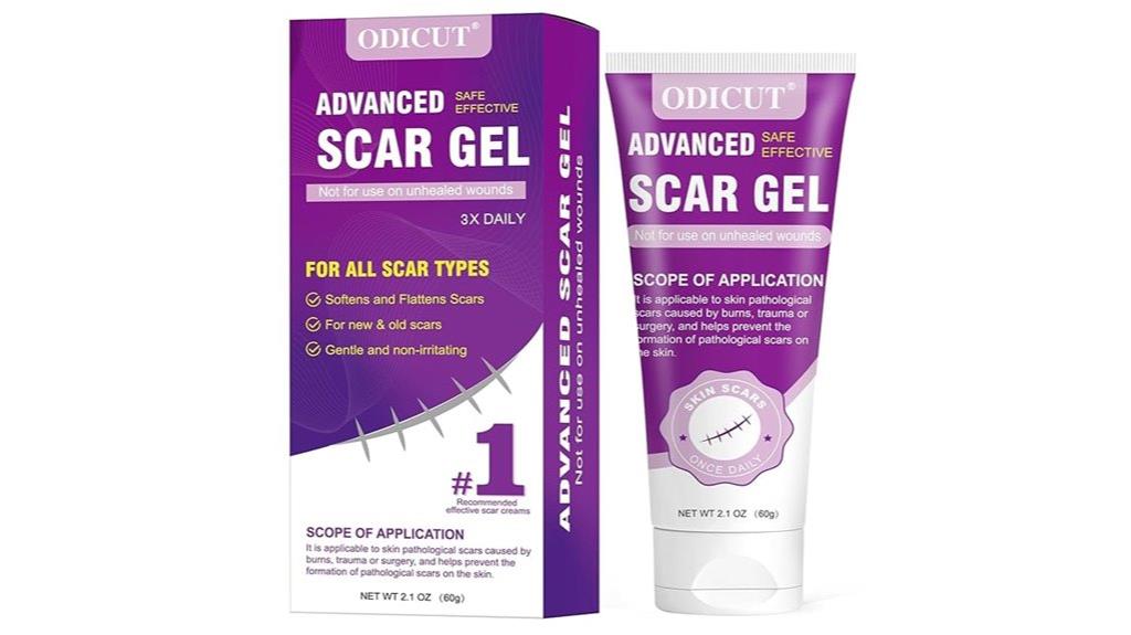 scar healing silicone gel