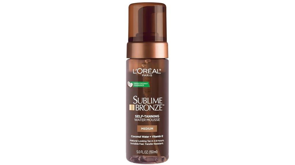 self tanning water mousse