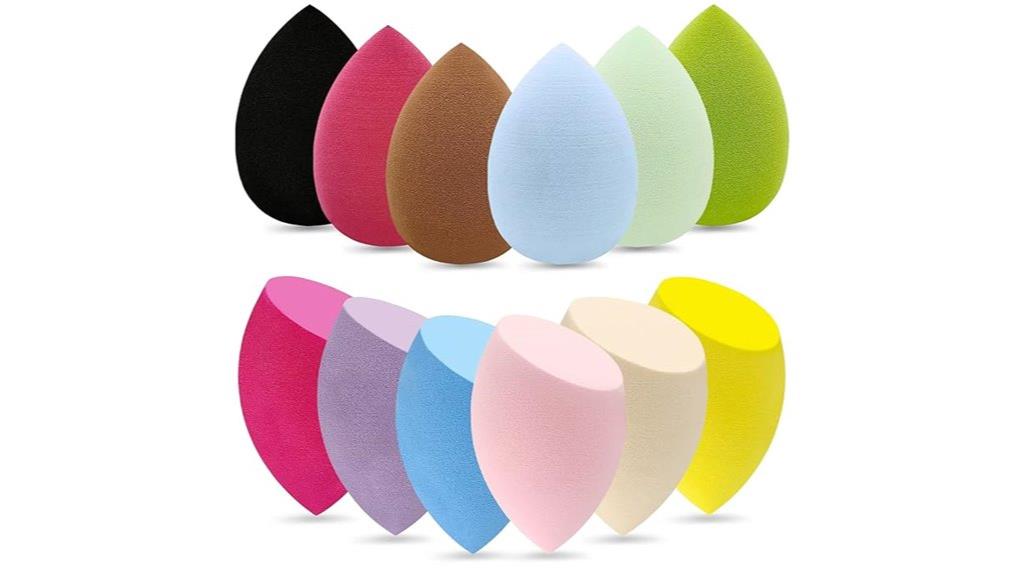 set of 12 makeup sponges