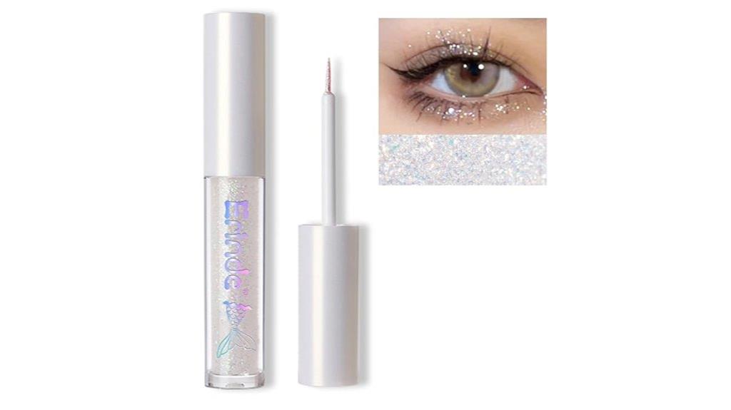shimmery liquid eye makeup