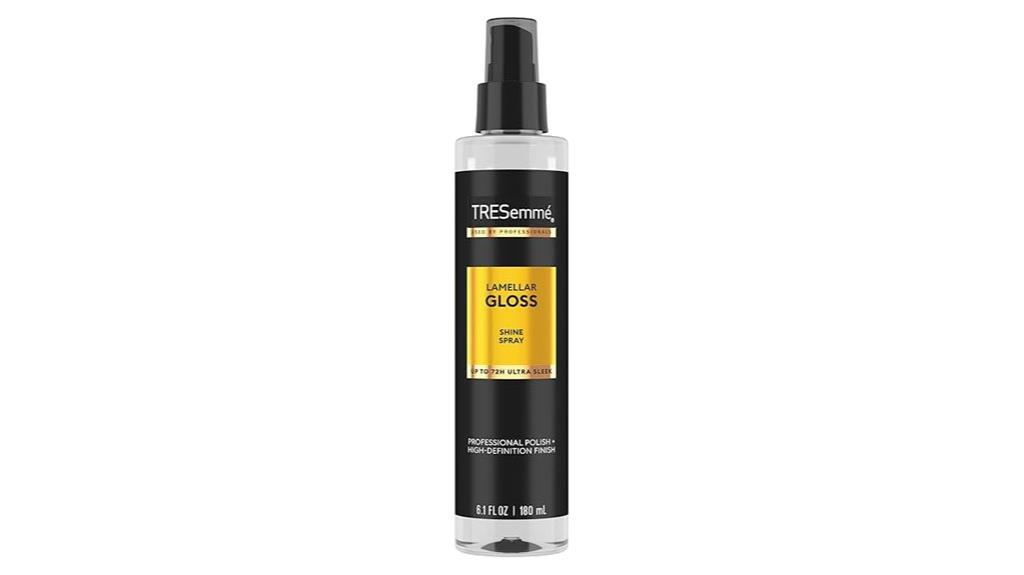 shiny hair lamellar spray