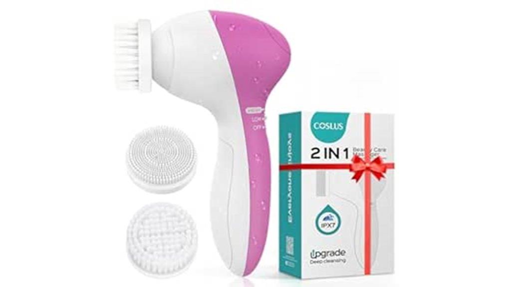 silicone facial cleansing device