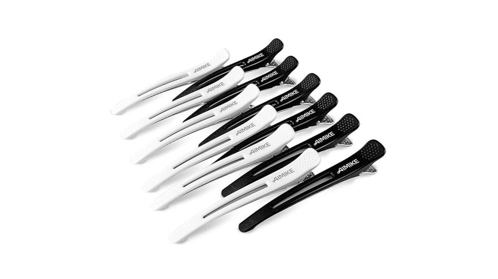 silicone hair clips pack