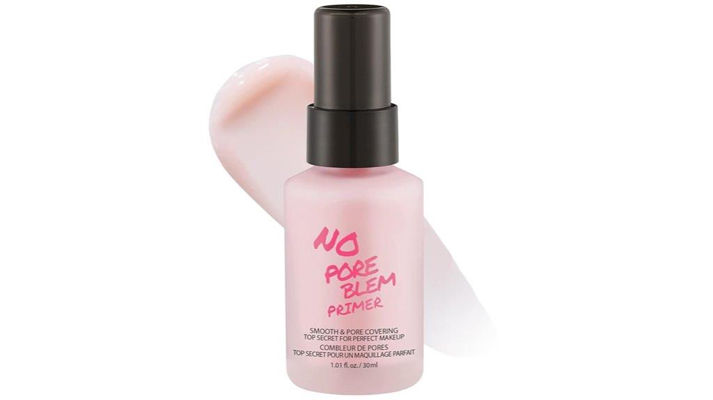 silicone pore blurring face primer