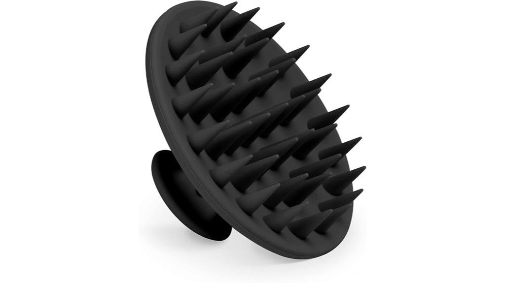 silicone scalp massager brush