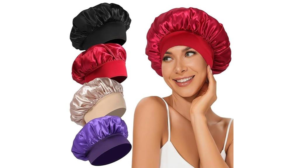 silk sleep hair bonnet
