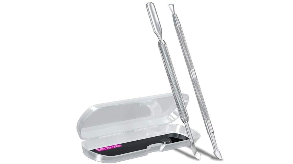 silver metal nail tools