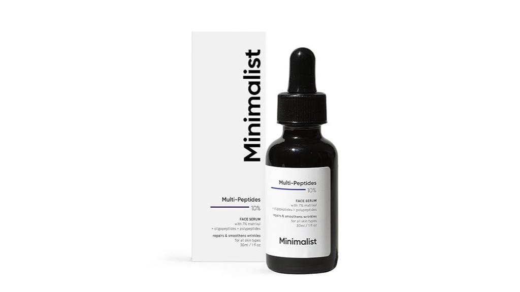 simple multi peptide night serum