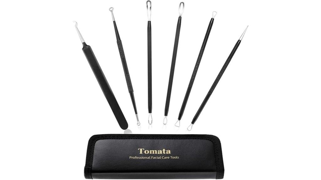 six piece blackhead remover kit