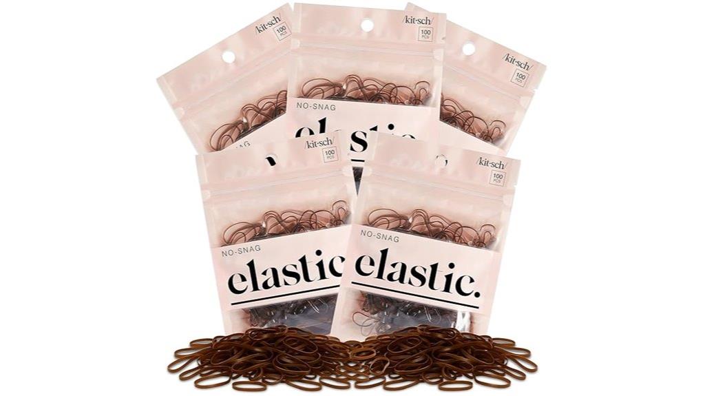 small elastic hair ties