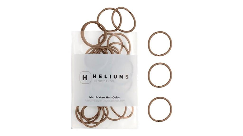 small light brown hair ties