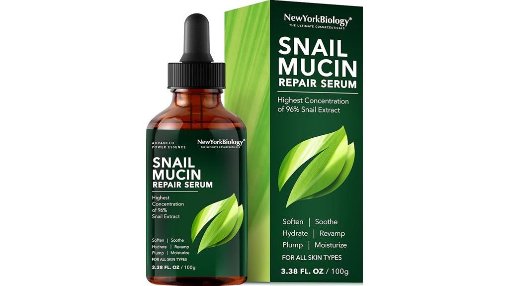 snail mucin face serum