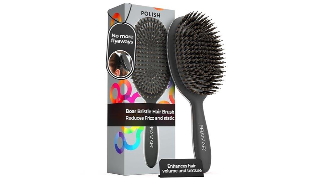 soft boar bristle hair brush