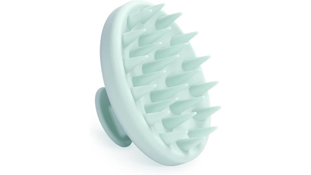 soft bristle scalp massager