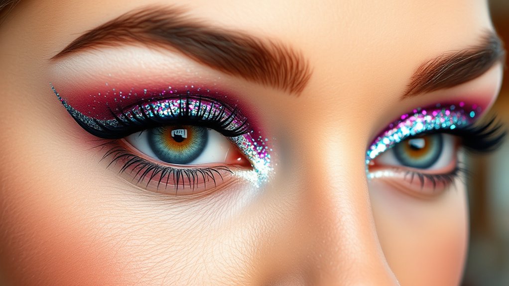 sparkling glitter eyeliner collection