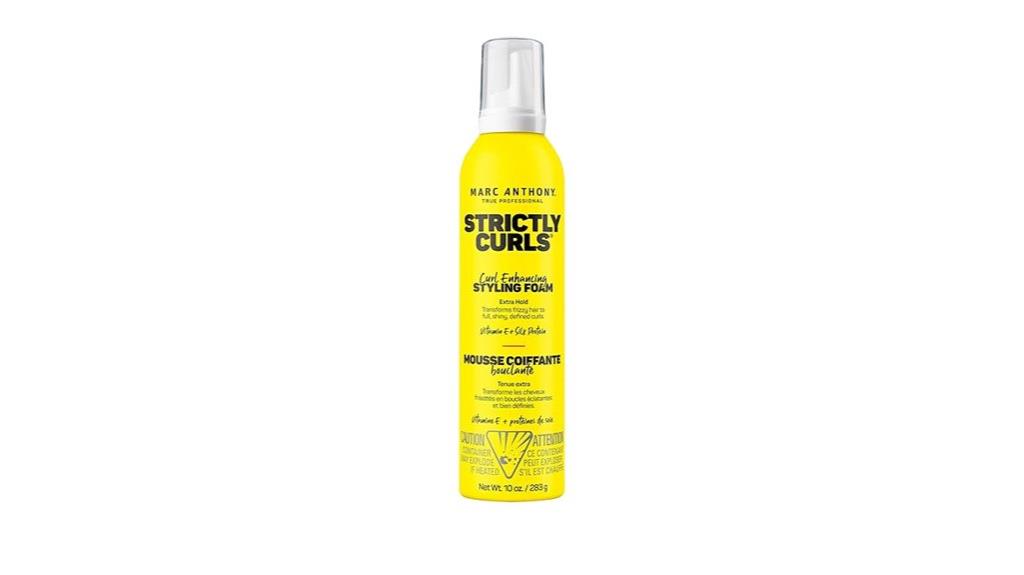 strong curl styling foam