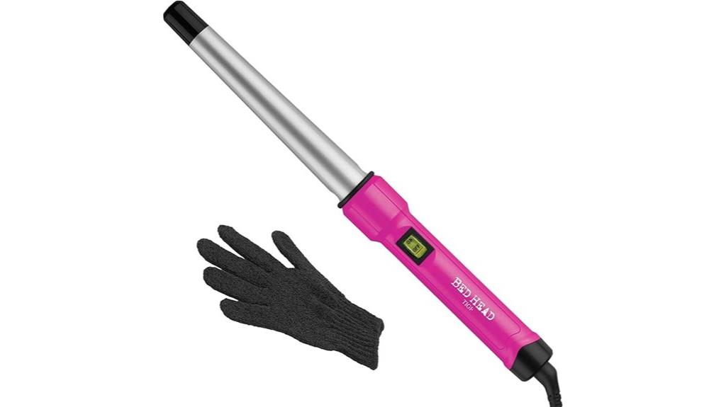 tapered curling iron styling