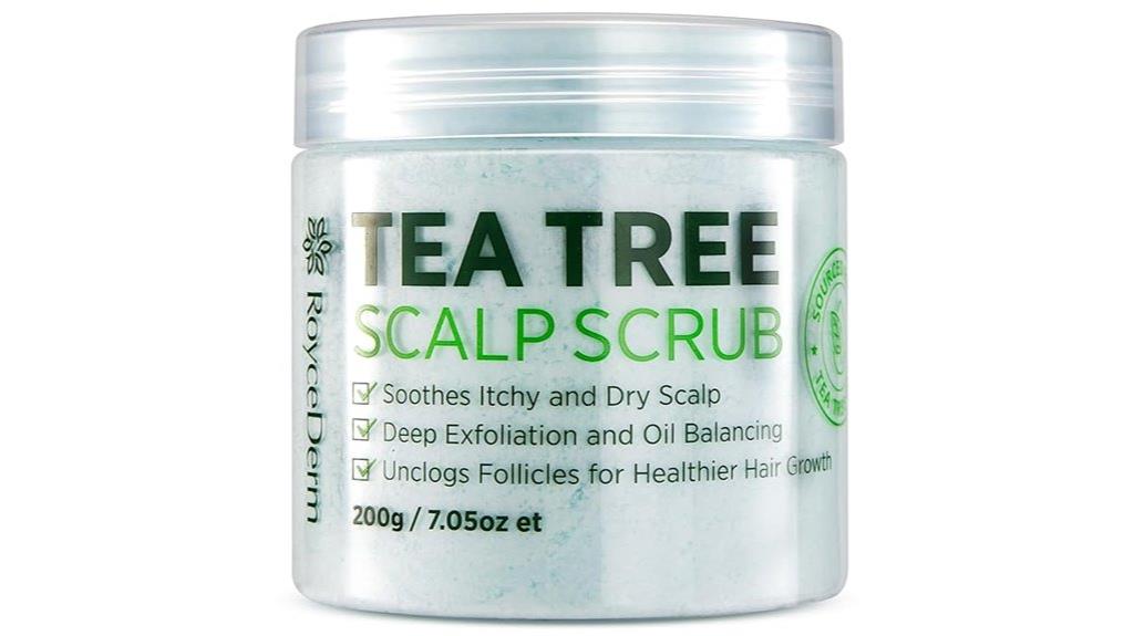 tea tree scalp scrub