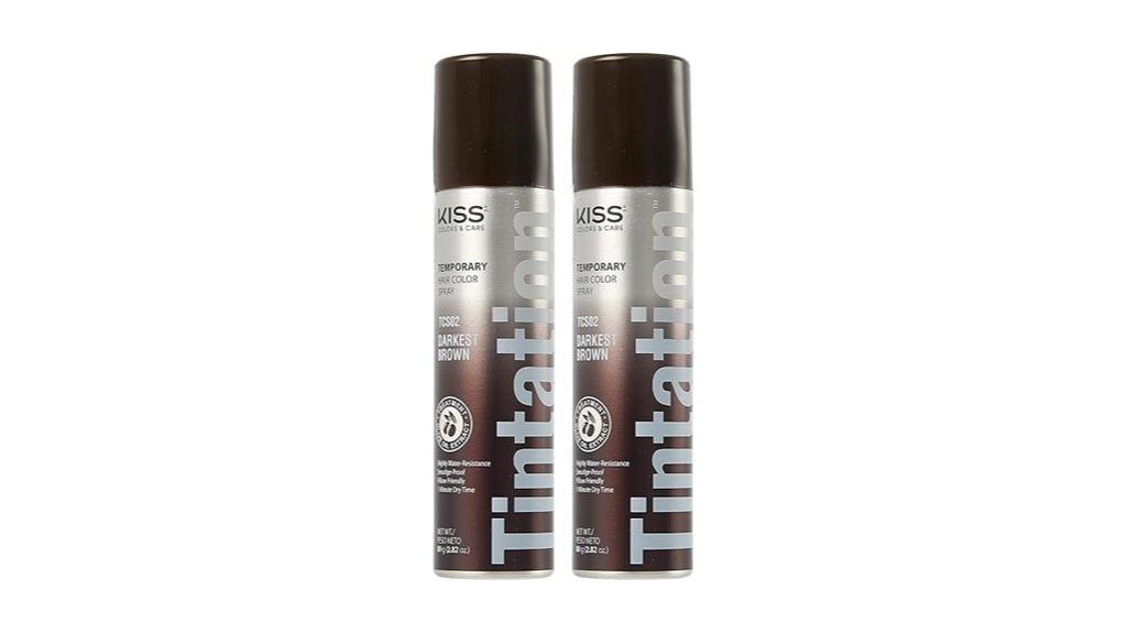 temporary red hair spray