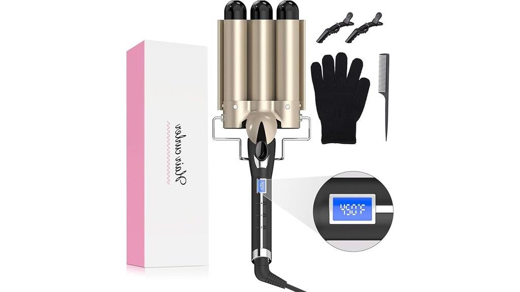 three barrel hair waver