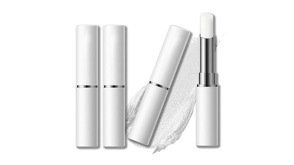 three colorless lip primers