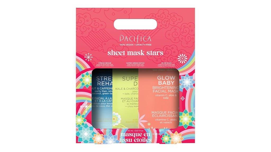 three masks for face