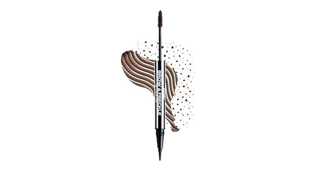 tinted eyebrow gel and faux freckle pen