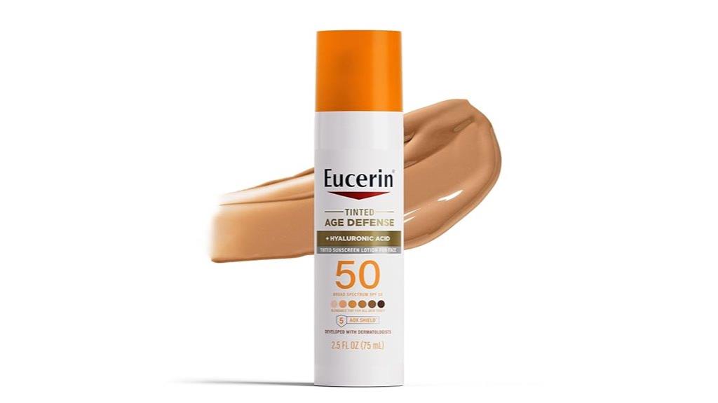 tinted spf 50 facial sunscreen